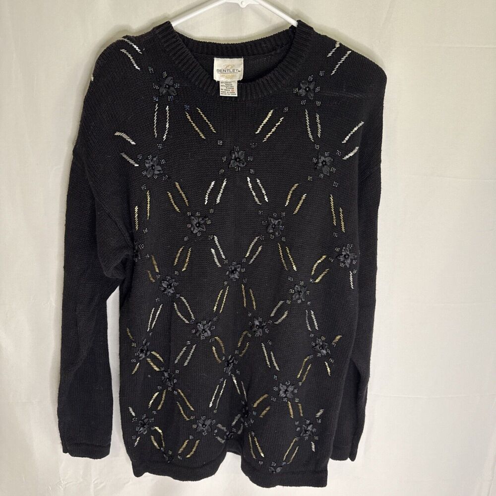 Sweater from‎ Bentley Sz M Embellished Front